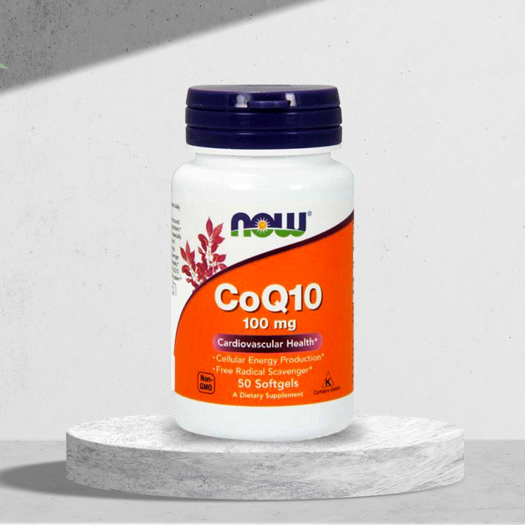 Now CoQ10 100Mg 50 softgel Nutrisi otak dan Jantung Now Foods COQ10