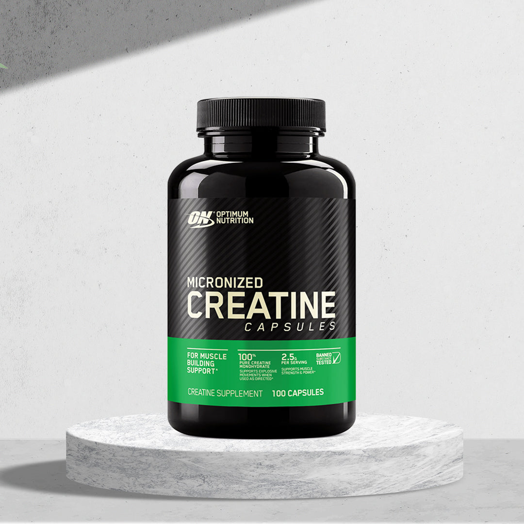 ON Creatine 100 Capsules Creatine Optimum Nutrition